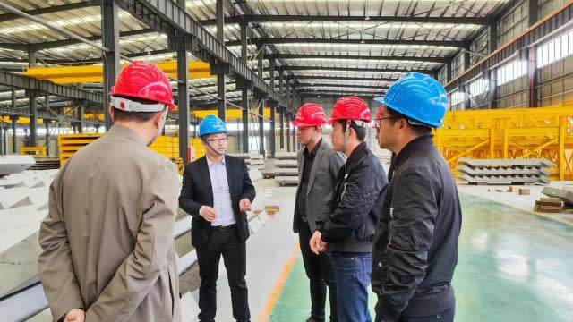 吉安市市政工程公司、吉安市萬家房地產開發(fā)公司參觀學習裝配式建筑工藝